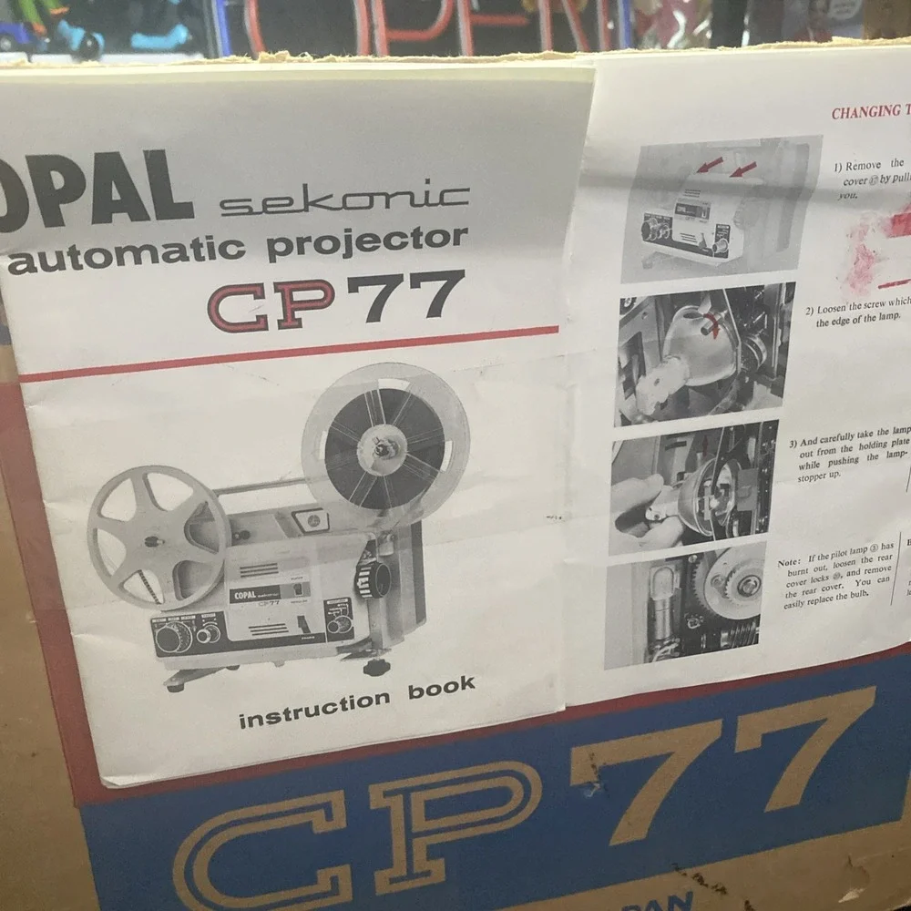 COPAL SEKONIC CP77 8MM PROJECTOR in Original Box Japanese Retro Rare